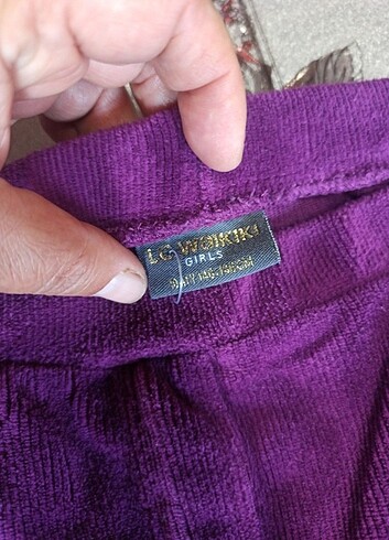 Yeni LC Waikiki 10/11 YAŞ UYUMLU KADİFE TAYT LAR  - Görsel 6