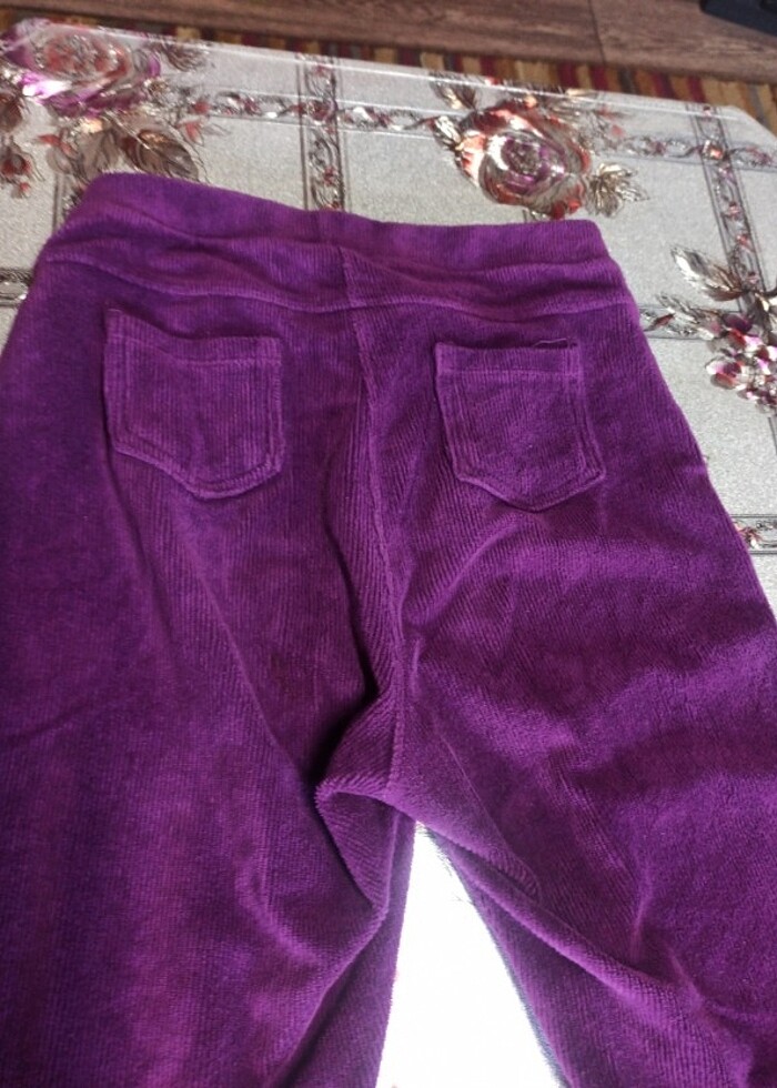 Yeni LC Waikiki 10/11 YAŞ UYUMLU KADİFE TAYT LAR  - Görsel 3