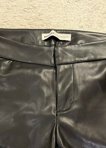 m Beden bershka deri pantolon