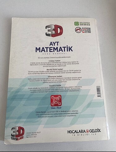  Beden 3D AYT matematik