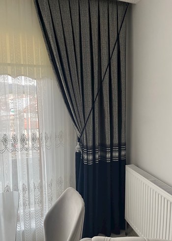 Modern Klasik Gri Perde - Görsel 2