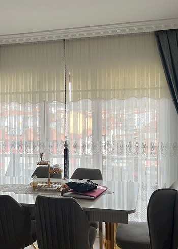 Modern Klasik Gri Perde - Görsel 3