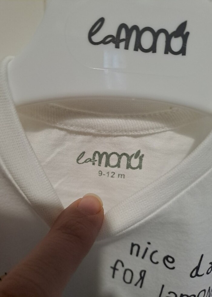 Etiketli, şort tshirt takım - Görsel 3