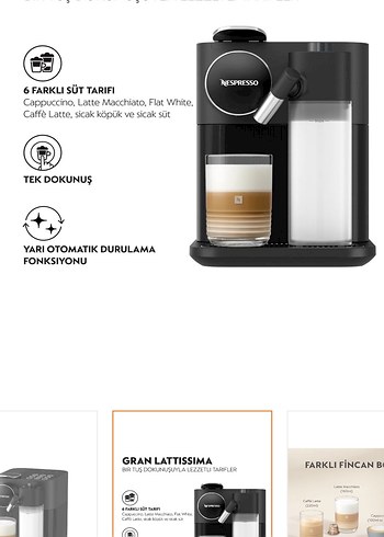 Nespresso Siyah Kahve Makinesi - Görsel 7