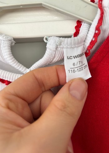 Kız Çocuk Kırmızı tulum - Görsel 4