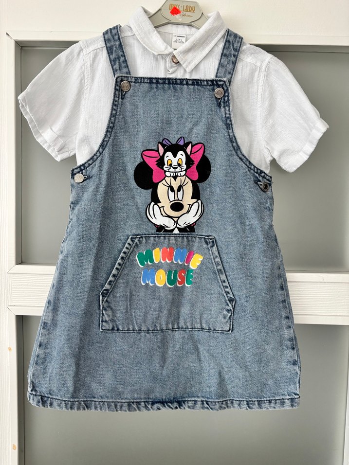 5 yaş kız çocuk kot jile - Görsel 3