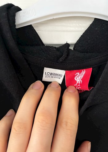 Erkek Siyah Liverpool Baskılı Sweatshirt - Görsel 4
