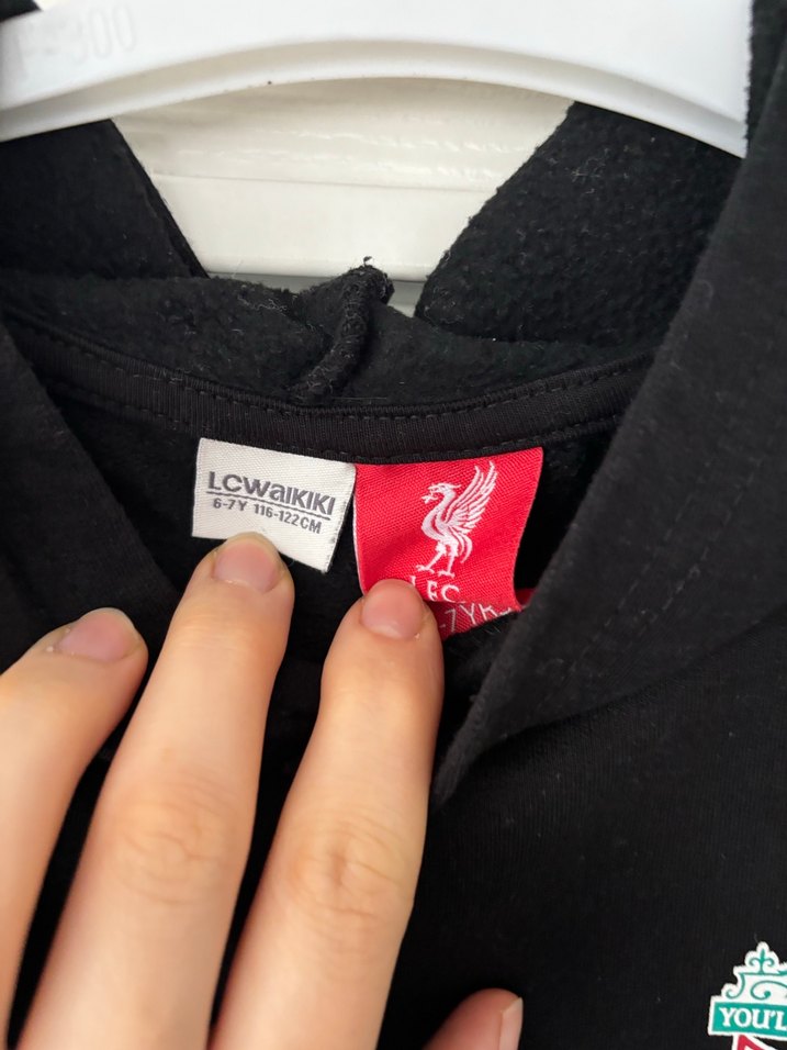 Erkek Siyah Liverpool Baskılı Sweatshirt - Görsel 5