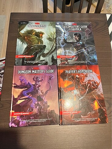  Beden Renk D&D kitapları
