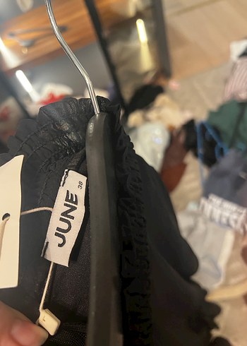 Siyah Transparan Mini Gotik Elbise - Görsel 7