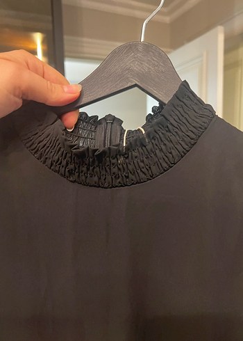 Siyah Transparan Mini Gotik Elbise - Görsel 8