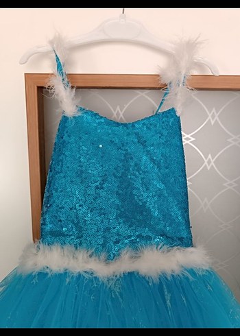 7 Yaş Beden ELSA GELİNLİK KOSTÜM