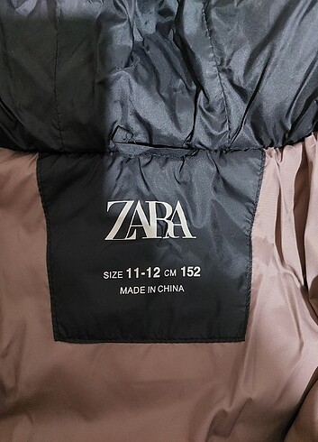 11-12 Yaş Beden Zara kaz tüyü mont ( unisex)