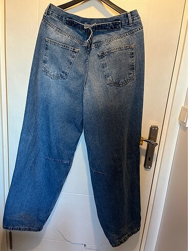 l Beden Mavi Baggy Pantolon