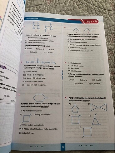 Ayt kimya organik kimya fasikülü - Görsel 5