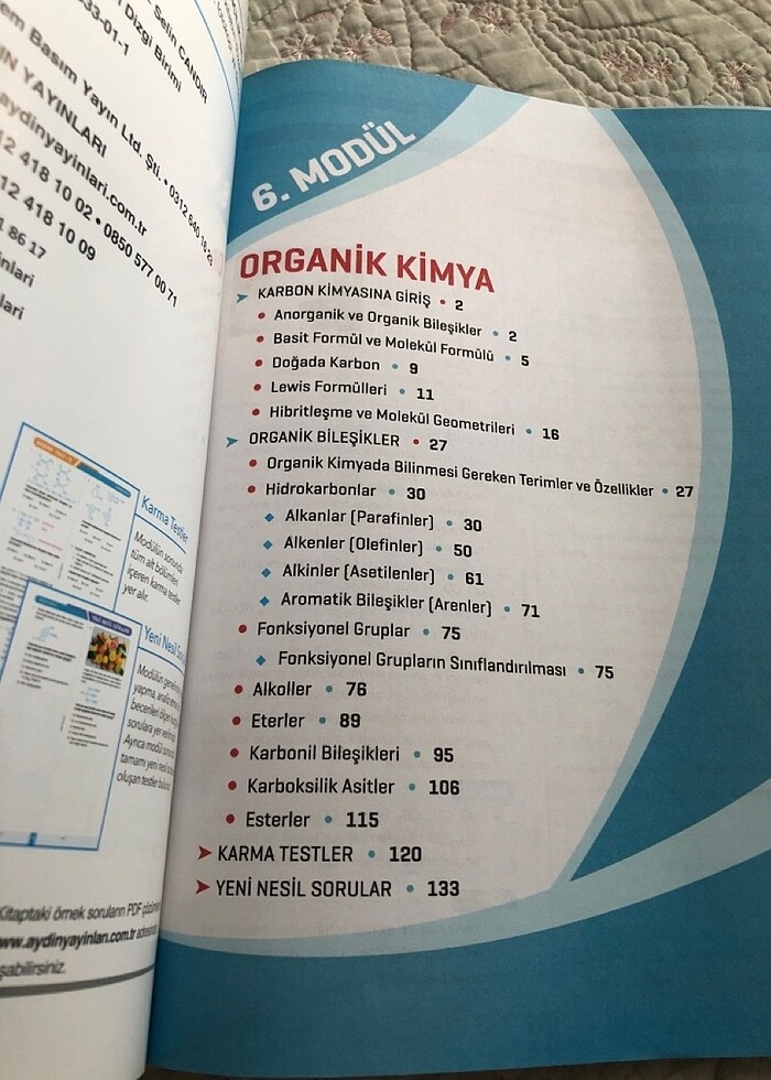 Ayt kimya organik kimya fasikülü - Görsel 2