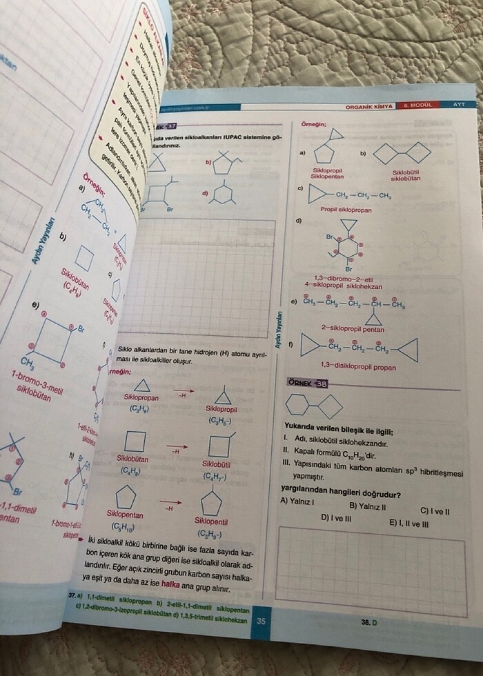 Ayt kimya organik kimya fasikülü - Görsel 4
