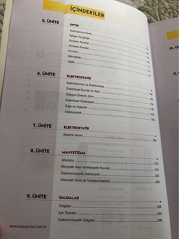Hiç kullanılmamış ayt fizik soru bankası - Görsel 3