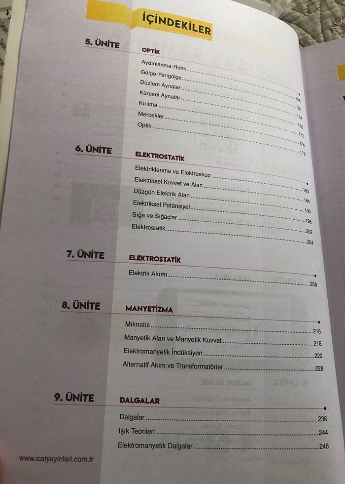 Hiç kullanılmamış ayt fizik soru bankası - Görsel 3