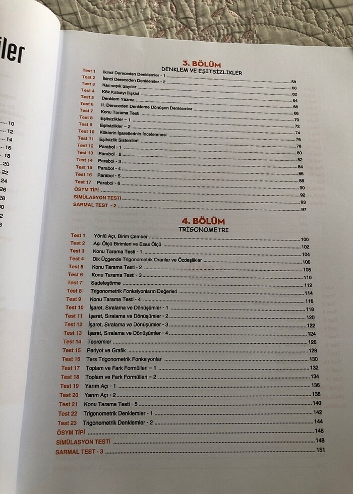 Bilgi sarmalı ayt matematik soru bankası - Görsel 3