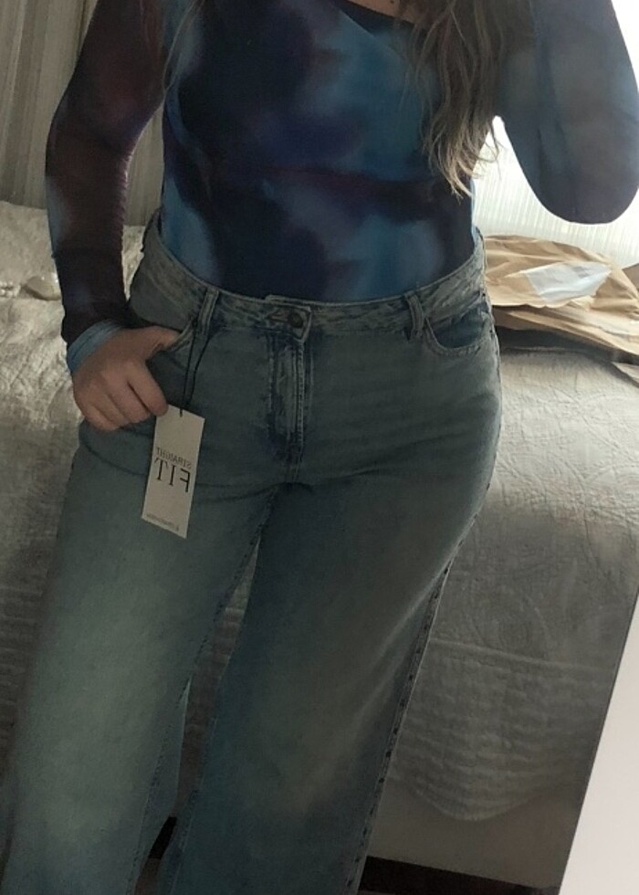 Az kullanılmış stradivarius jean - Görsel 2