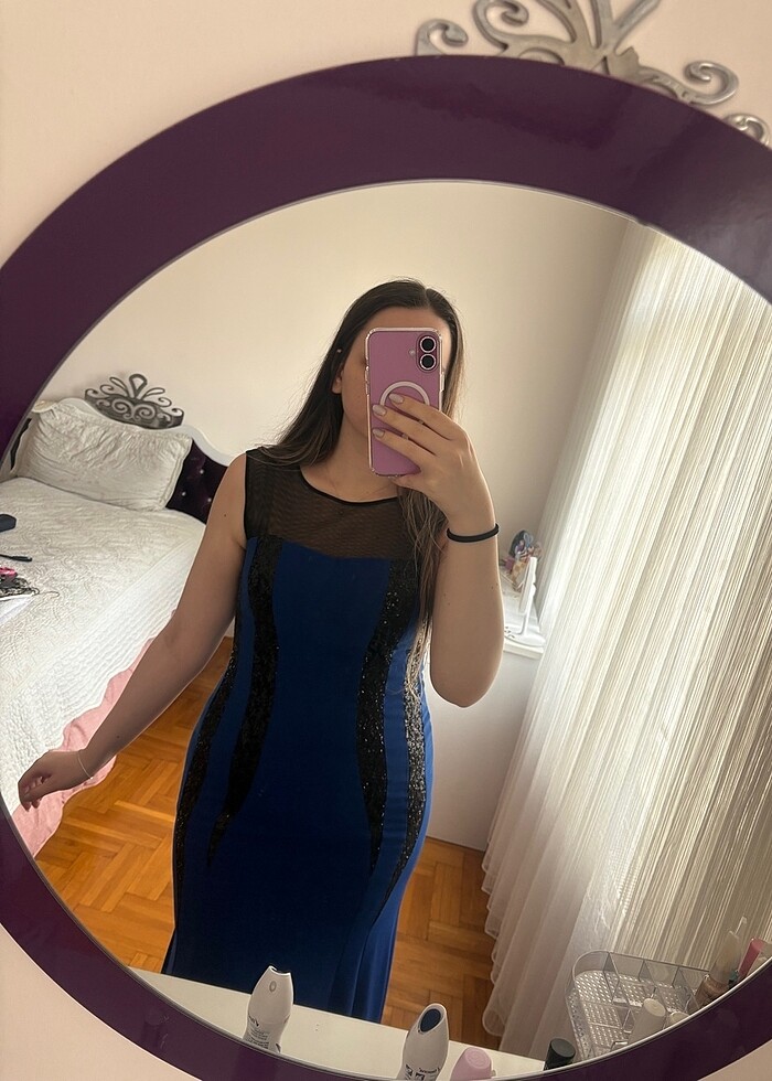 42 beden az kullanılmış abiye - Görsel 3