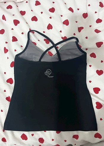 Siyah V Yaka İnce Askılı Atlet - Görsel 2