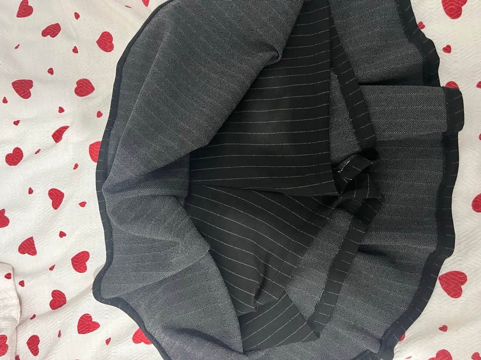 Siyah Mini Şort Etek - Görsel 3