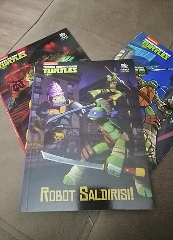 Ninja Kaplumbağalar seti 3 kitap