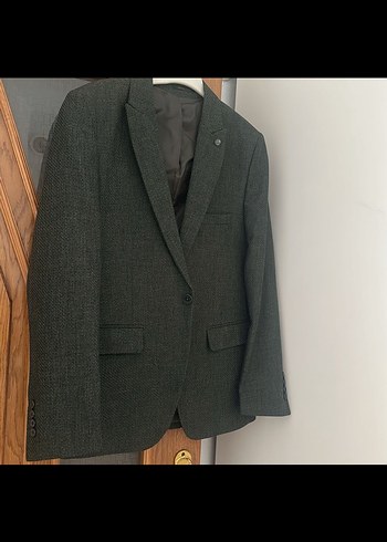 Erkek  Düğmeli Klasik Kesim Takım Ceketi - Görsel 2