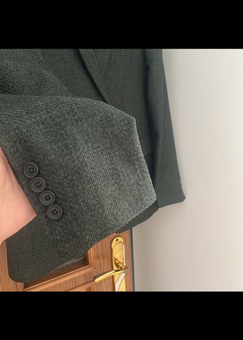 Erkek  Düğmeli Klasik Kesim Takım Ceketi - Görsel 3