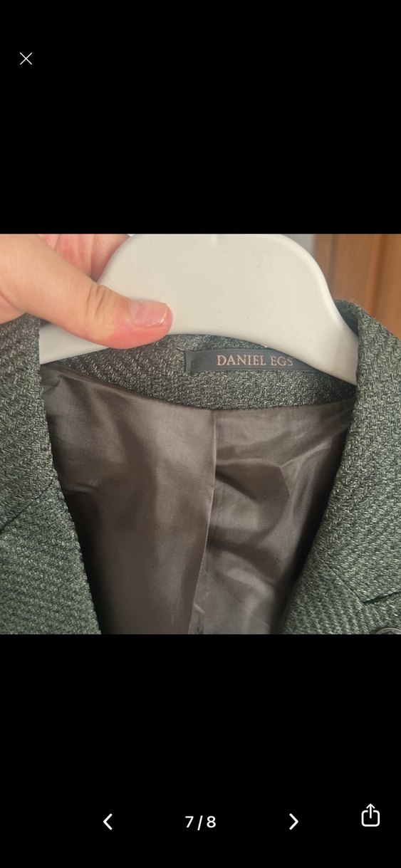 Erkek  Düğmeli Klasik Kesim Takım Ceketi - Görsel 4