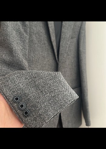 Gri Erkek Ofis Takım Elbise - Görsel 2