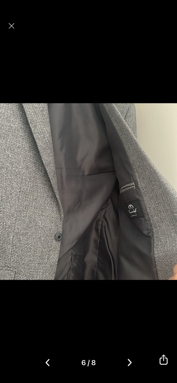 Gri Erkek Ofis Takım Elbise - Görsel 4