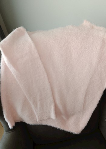 açık pembe kazak - Görsel 2