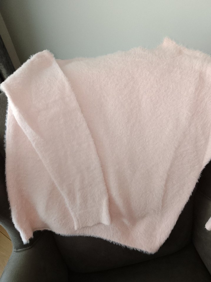 açık pembe kazak - Görsel 2