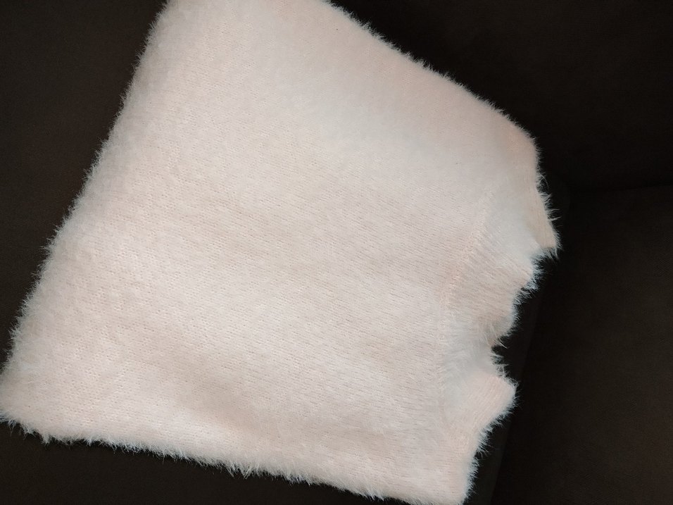 açık pembe kazak - Görsel 5