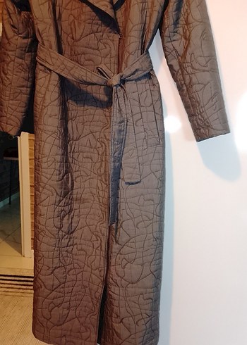 Kadın Kemerli diz altı dış giyim - Görsel 4