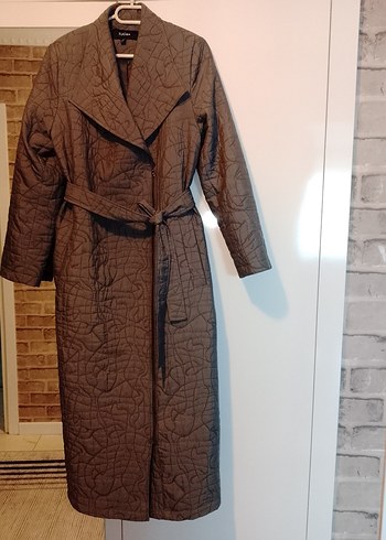 Kadın Kemerli diz altı dış giyim - Görsel 3