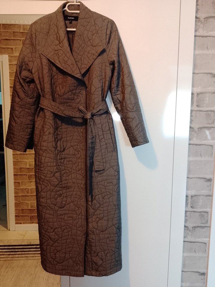 Kadın Kemerli diz altı dış giyim - Görsel 3