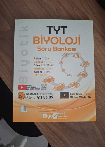 TYT Biyoloji Soru Bankası Biyotik Yayınları