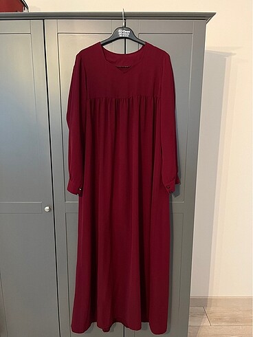 Bordo robalı elbise 44-46 beden