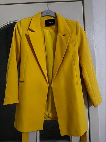 Kadın sarı Blazer ceket 38 beden