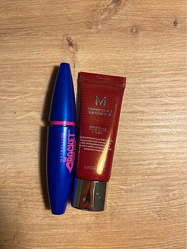 Maybelline Missha bb krem ve Maybelline rocket maskara