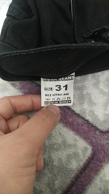 31 Beden siyah Renk Siyah pantolon