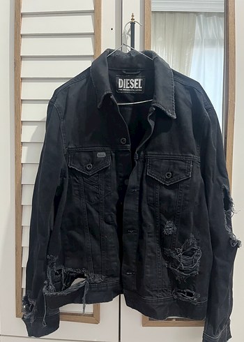 Diesel Siyah Denim Ceket