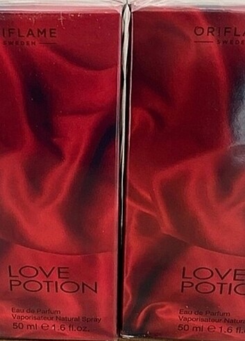 Oriflame love potion parfüm yeni ve orijinal