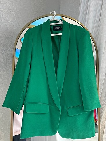 m Beden Yeşil Blazer ceket