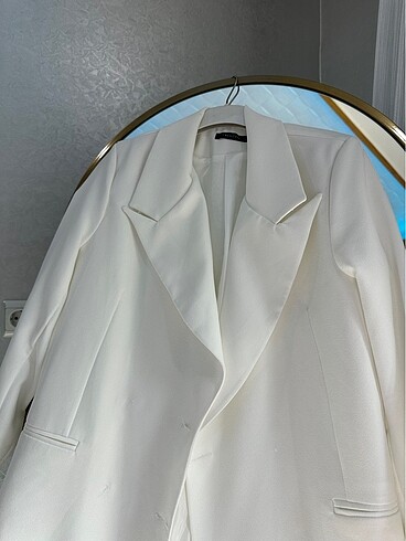 m Beden beyaz Renk Beyaz Blazer ceket