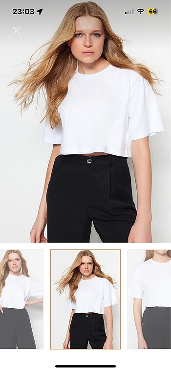 Trendyol & Milla Crop Tişört